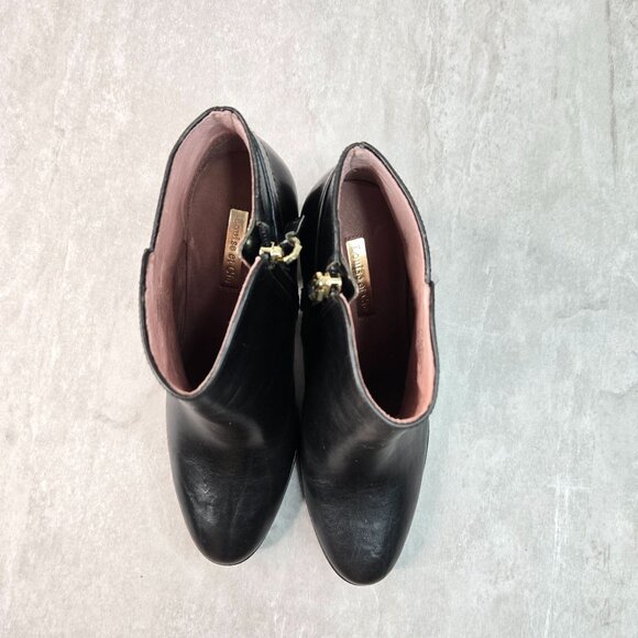 Louise et Cie Black Leather Ankle Booties - Picture 2 of 12